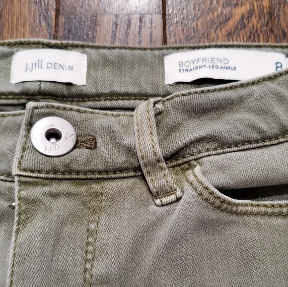 J jill green denim boyfriend jeans - Picture 9 of 9